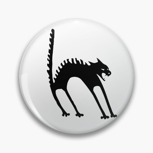 Item preview, scary halloween cat designed and sold by cheechlaroo13.