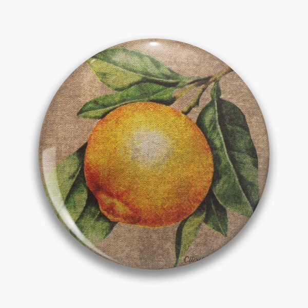 Item preview, Orange Botanical Print, on Gesso  designed and sold by InspiredPamjoy.