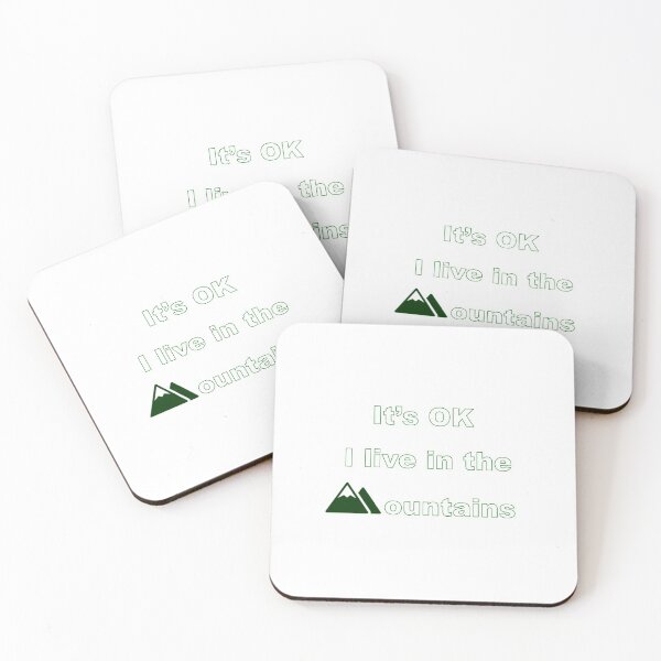 Item preview, It's OK-Green White Letters designed and sold by HighCountry2021.