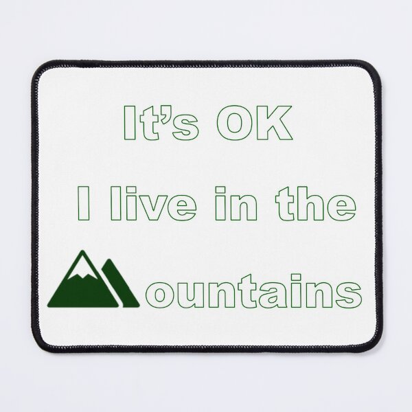 Item preview, It's OK-Green White Letters designed and sold by HighCountry2021.