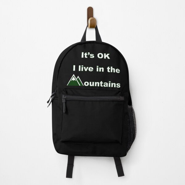 Item preview, It's OK-Green White Letters on Black designed and sold by HighCountry2021.