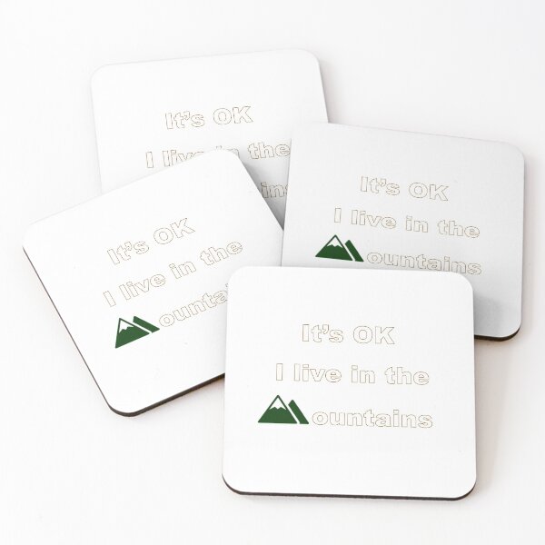 Item preview, It's OK-Brown White Letters designed and sold by HighCountry2021.