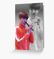JHOPE FLUTE - FLASHBACK VER Grußkarte