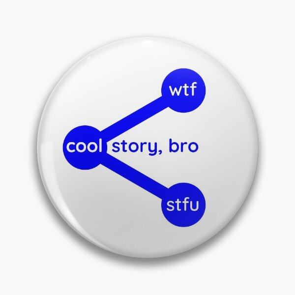 Item preview, Cool Story Bro Wtf Stfu Share Symbol designed and sold by CBCreations73.