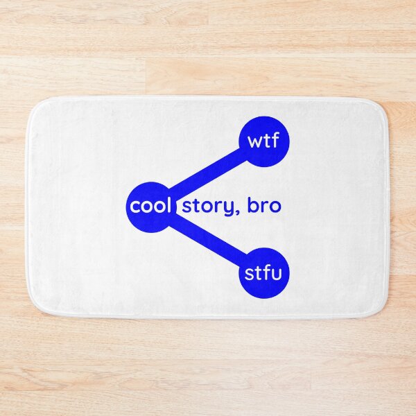 Item preview, Cool Story Bro Wtf Stfu Share Symbol designed and sold by CBCreations73.