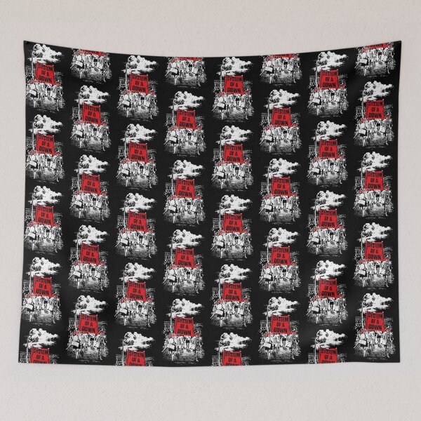 Item preview, @march down system of banner Hitam designed and sold by belitasdishoppe.