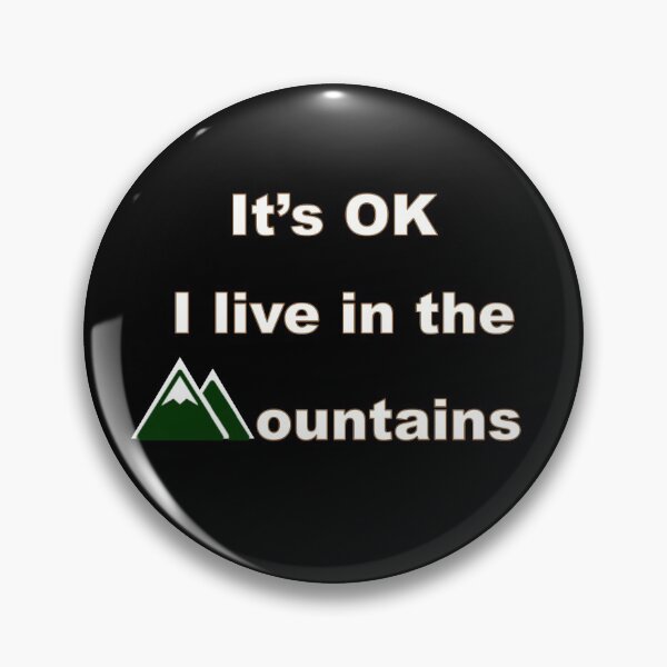 Item preview, It's OK-Brown White Letters on Black designed and sold by HighCountry2021.