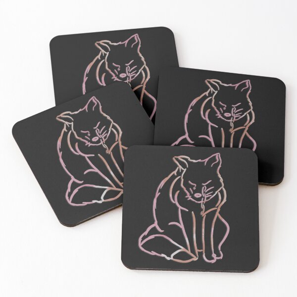 Item preview, Artsy Crying Fox (Pink & Orange) designed and sold by douxrien.
