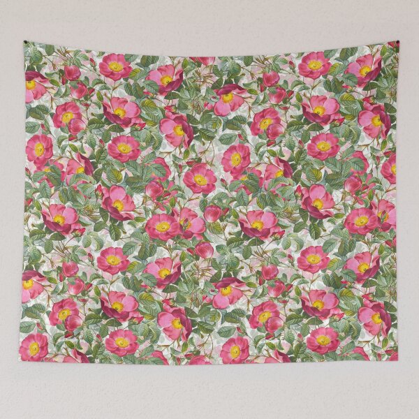 Item preview, Heritage Pink Roses Pattern designed and sold by InspiredPamjoy.