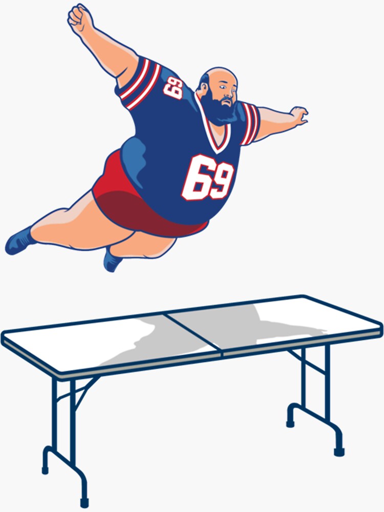 Real Buffalo Bills Mafia Buffalo Bills Superfan table dive Design