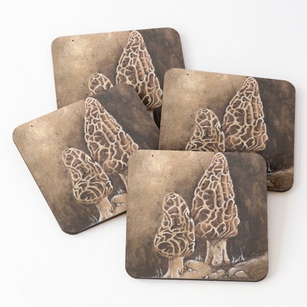 Item preview, Miniature Mushrooms- Morchella designed and sold by Sketchbookist.