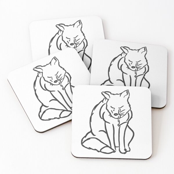 Item preview, Artsy Crying Fox (Black) designed and sold by douxrien.