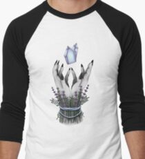 Kristallhände gefärbt Baseballshirt für Männer