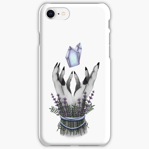 crystal hands colored iPhone Snap Case