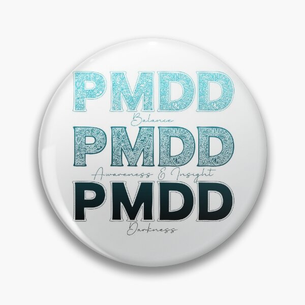 Item preview, PMDD Awareness. Darkness of depression, Teal for Insight, Turquoise for Balance. 1 in 20, it is very real and often debilitating. designed and sold by Orianah.
