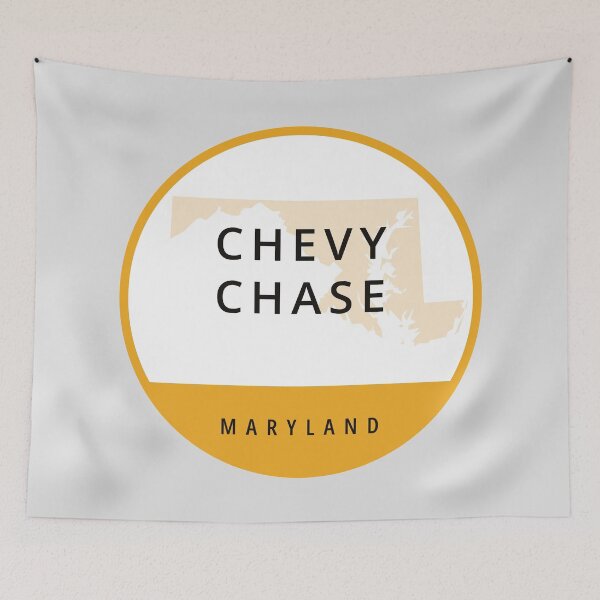 Item preview, Chevy Chase Maryland Yellow Circle State Outline designed and sold by allcitymetro.