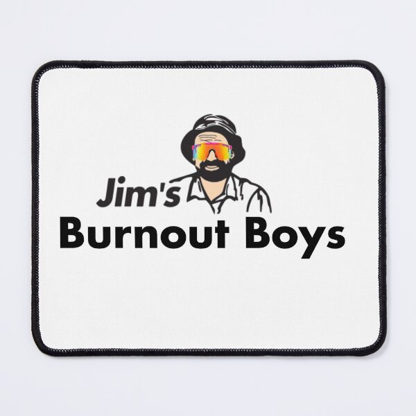 Item preview, Jims Burnout Boys Decal / Sticker designed and sold by sticker-vault.