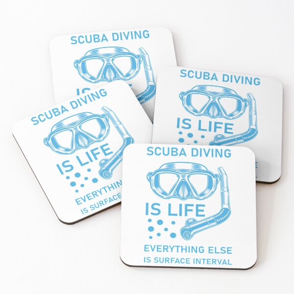 Item preview, Scuba Diving Design T-ShirtScuba diving is life everything else is surface interval - swimming, Diver gift designed and sold by LionelSarah.