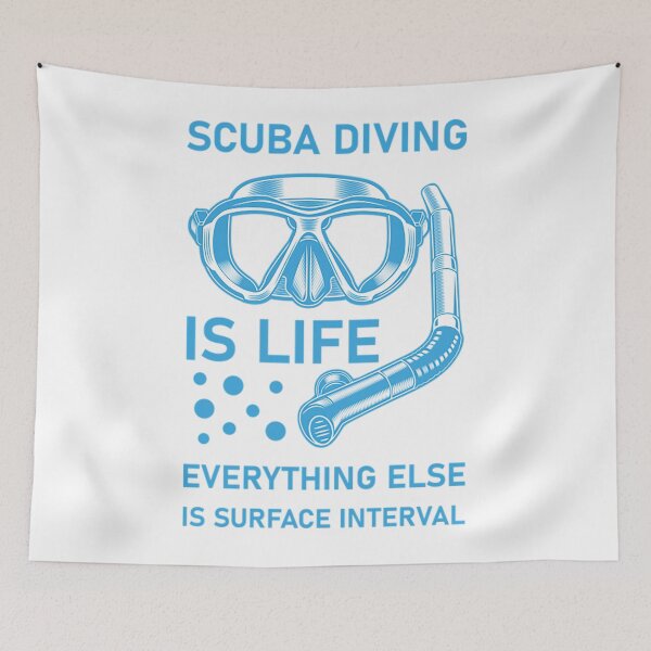 Item preview, Scuba Diving Design T-ShirtScuba diving is life everything else is surface interval - swimming, Diver gift designed and sold by LionelSarah.