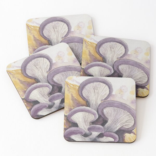 Item preview, Miniature Mushrooms- Pleurotus Estreatus designed and sold by Sketchbookist.