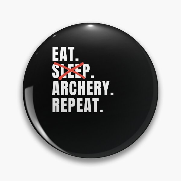 Item preview, Eat Sleep Archery Repeat Funny Archery Saying designed and sold by geniusshirtsss.
