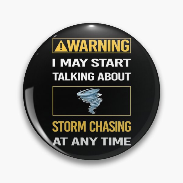 Item preview, Storm Chasing T-ShirtFunny Yellow Warning Storm Chasing Chaser Stormchasing Stormchaser designed and sold by LionelSarah.