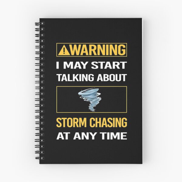 Item preview, Storm Chasing T-ShirtFunny Yellow Warning Storm Chasing Chaser Stormchasing Stormchaser designed and sold by LionelSarah.