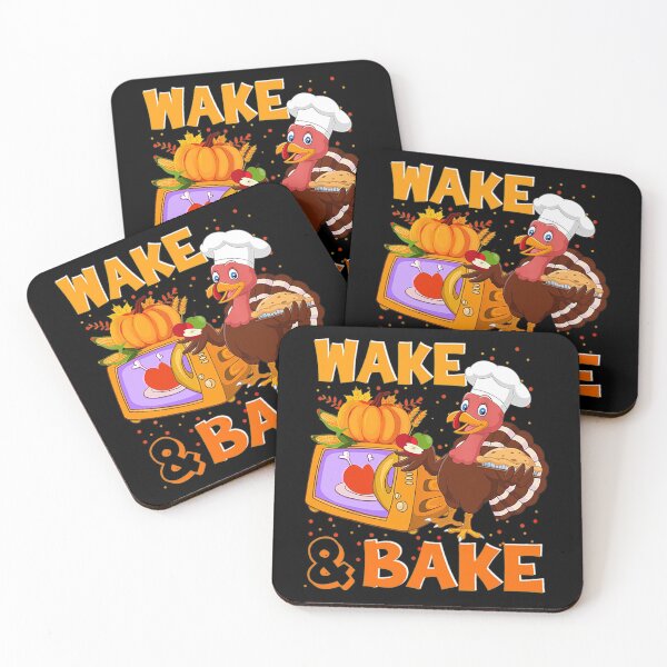 Artikelvorschau, Wake Bake Truthahn Feast Meal Dinner Chef T-ShirtWake Bake Truthahn Feast Meal Dinner Chef Lustiges Erntedankfest entworfen und verkauft von LionelSarah.