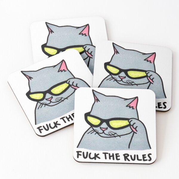 Item preview, Fuck The Rules designed and sold by ompunkdesign.