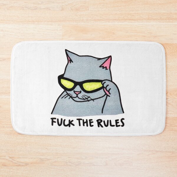 Item preview, Fuck The Rules designed and sold by ompunkdesign.