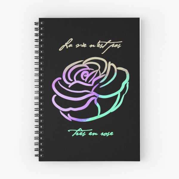 Item preview, Neon Rose Life Is Not In Pink Quote Line Art designed and sold by douxrien.