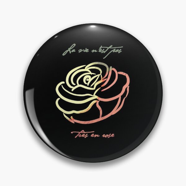 Item preview, Sunset Rose Life Is Not In Pink Quote Line Art designed and sold by douxrien.