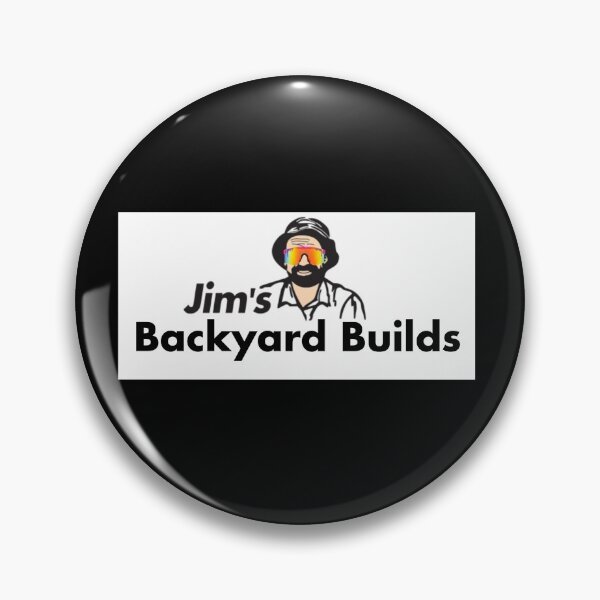 Artikelvorschau, Jims Street Backyard Builds Aufkleber / Aufkleber entworfen und verkauft von sticker-vault.