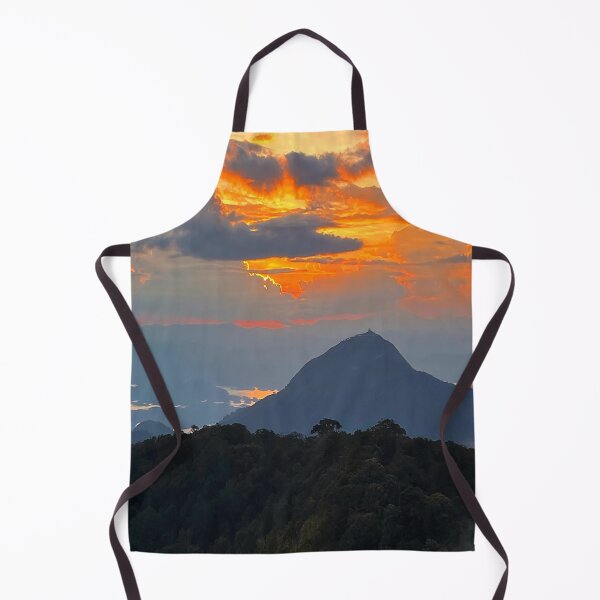 Item preview, The dawn with beautiful light over the mountain designed and sold by Trianglegreen.