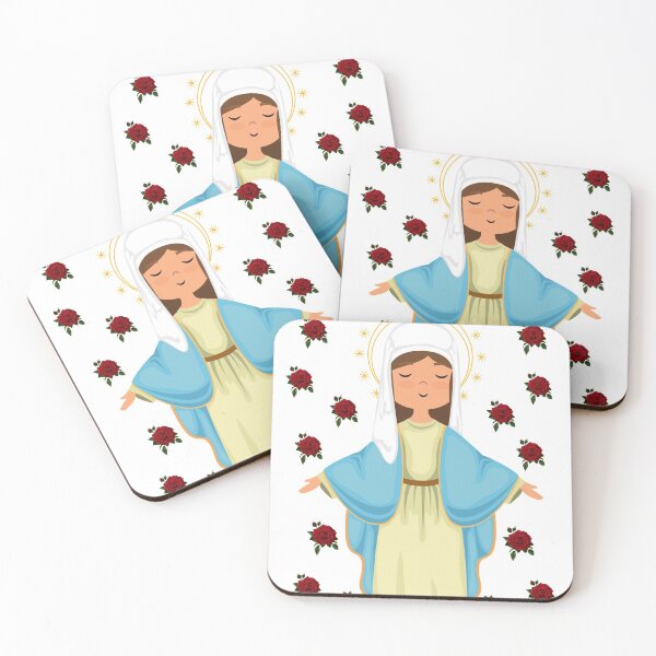 Item preview, Virgin Mary Around Roses designed and sold by MEBH.
