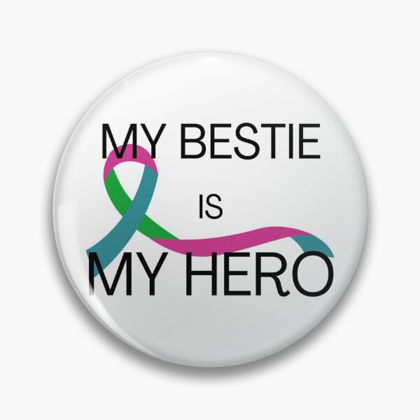Item preview, My Bestie is my Hero - Metastatic Breast Cancer designed and sold by Inspired2Live.