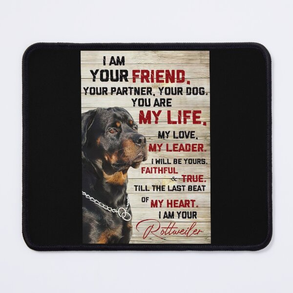 Item preview, My Rottweiler Life - I Am Your Friend, Your Partner, Your Dog - Rottweiler Dog Lover designed and sold by HerBertTeee.