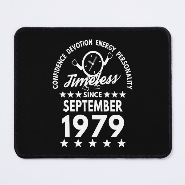 Item preview, September Birthday Timeless Person -1979 - White Text designed and sold by MoonsmileProd.