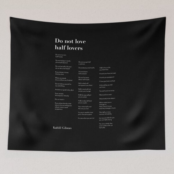 Item preview, Do not love  half lovers black  designed and sold by The Art of the  Pause.