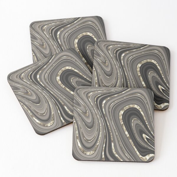 Item preview, Gray marble waves designed and sold by haroulita.