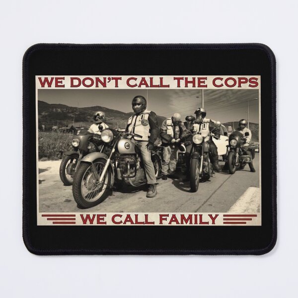 Item preview, Men Motorcycle - The Distinguished Gentleman's Ride - We Don't Call The Cops We Call Family  designed and sold by HerBertTeee.