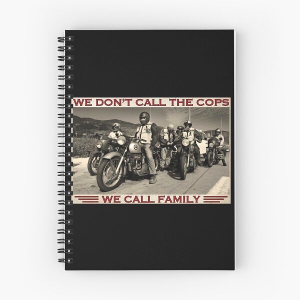 Item preview, Men Motorcycle - The Distinguished Gentleman's Ride - We Don't Call The Cops We Call Family  designed and sold by HerBertTeee.