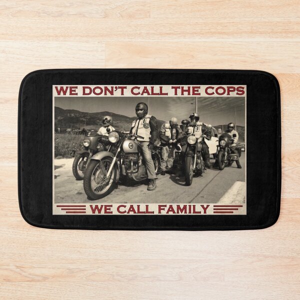 Item preview, Men Motorcycle - The Distinguished Gentleman's Ride - We Don't Call The Cops We Call Family  designed and sold by HerBertTeee.