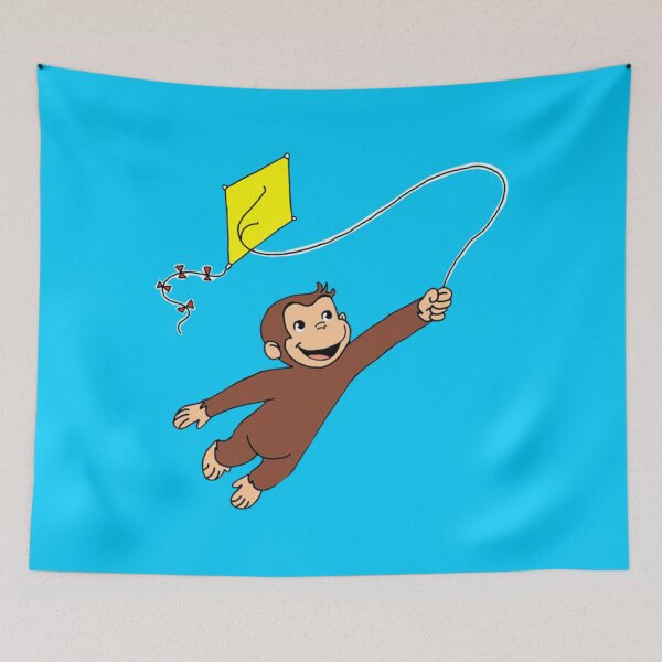 Item preview, Curious George - Flying Kite   designed and sold by SherikaHensley.