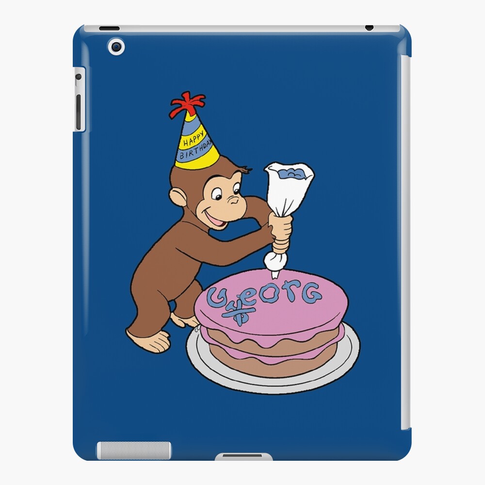 Curious George birthday cake 