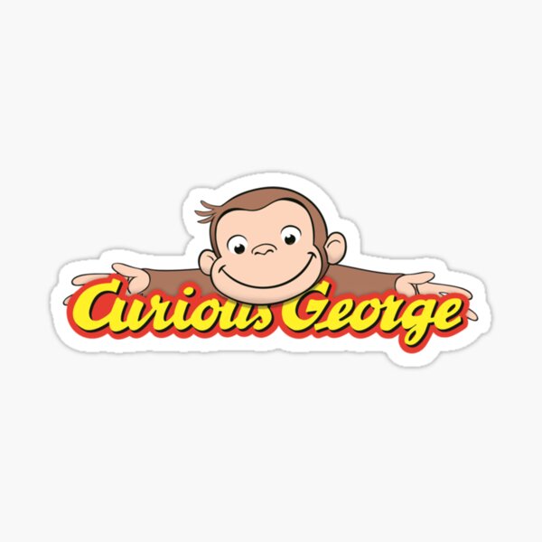 George O Curioso Stickers for Sale | Redbubble