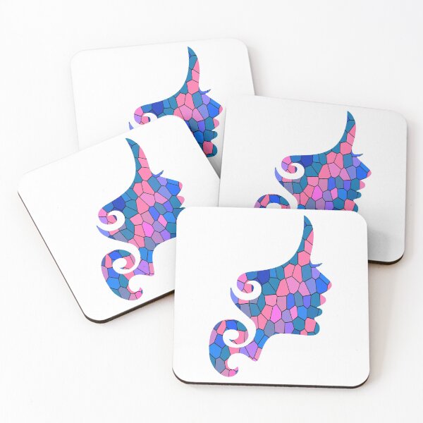 Item preview, Women face stained colourful glass designed and sold by Tshirtstory.