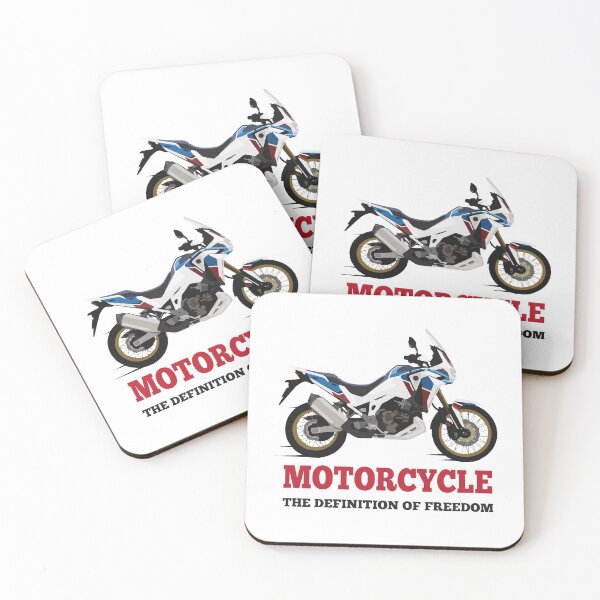 Item preview, Honda CRF1100L Africa Twin quote "Motorcycle The Definition of Freedom" designed and sold by WiredDesigns.