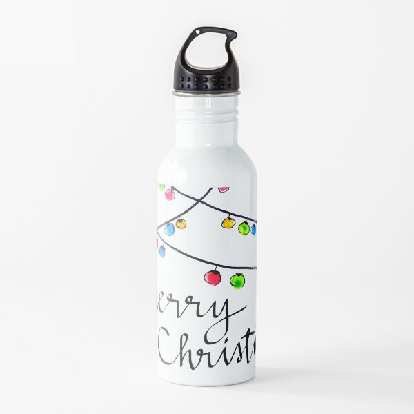 Christmas Lights Water Bottle