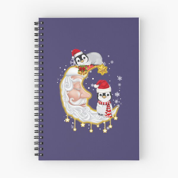Item preview, Penguin Sitting On Moon Christmas designed and sold by TowTowStudio.